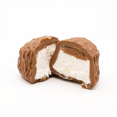 milk chocolate covered marshmallow egg
