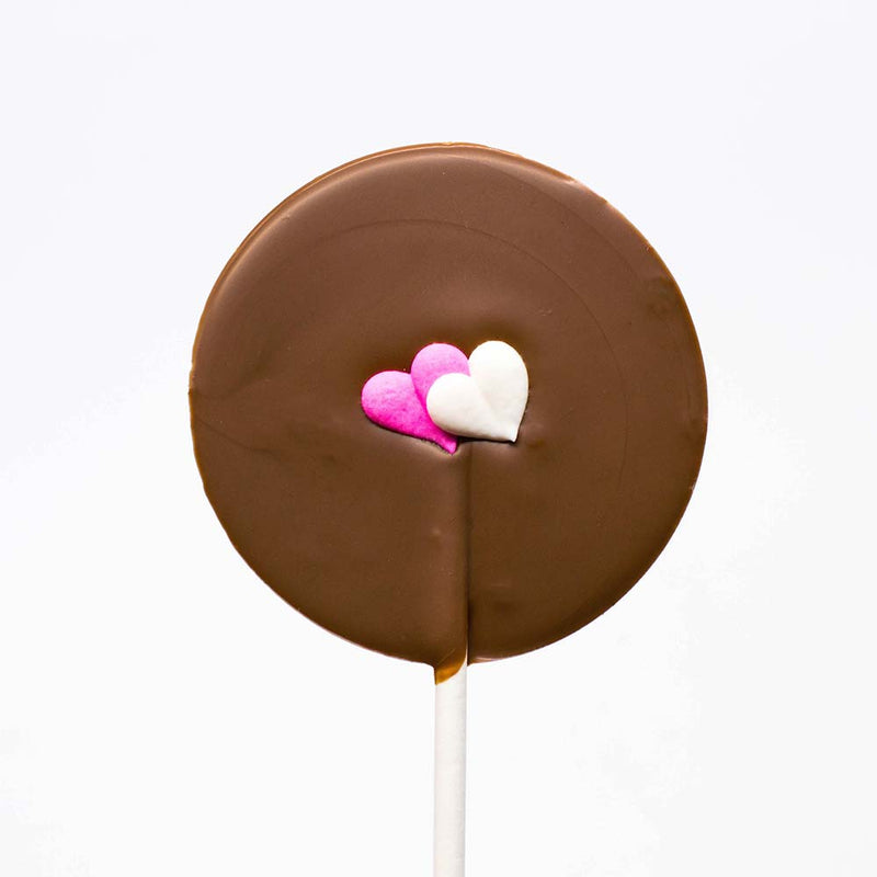 Valentine's Milk Chocolate Decal Pop - Wilson Candy