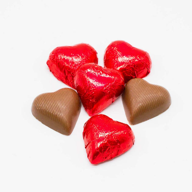 Chocolate Heart with Small Heart Inside (Flat) • Dunmore Candy Kitchen