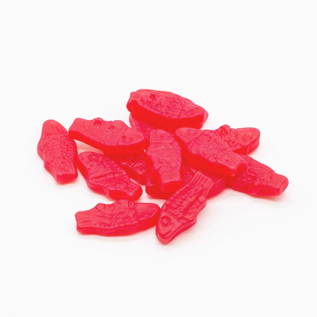 Vintage candies - Red and White Fish