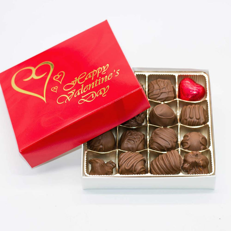 Happy Valentine's Day 8oz. Milk Chocolate Variety Box - Wilson Candy