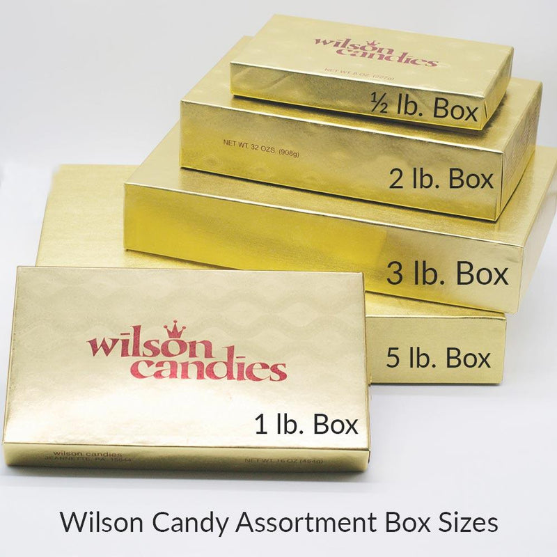 Wilson Candy Dark Chocolate Deluxe Assortment Variety Box - 8oz