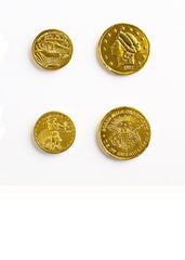 Foil Wrapped Solid Chocolate Gold Coins