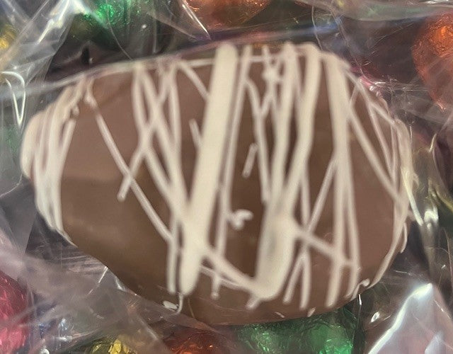 White Drizzle Marshmallow Egg