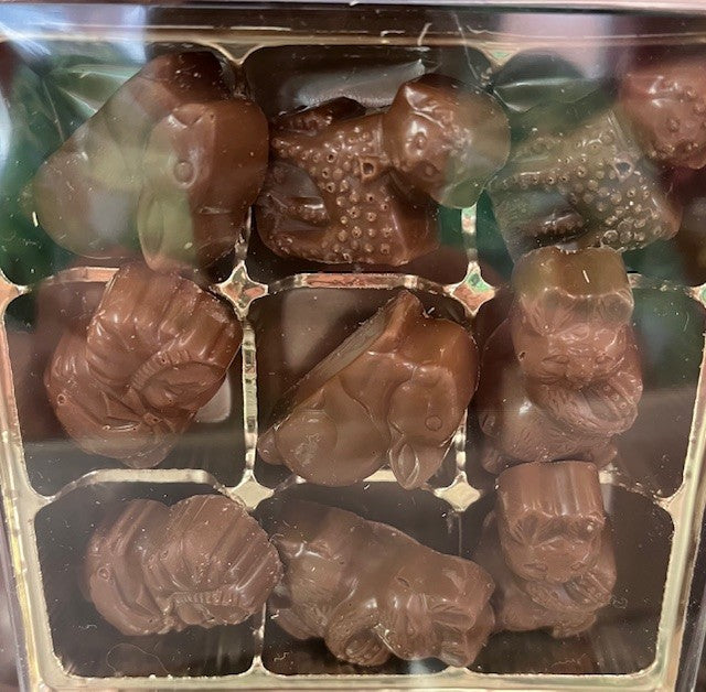 9 Piece Peanut Butter Mini Easter Shapes