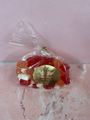 Mixed Pink, Red, and White Gummi Bears