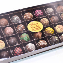 28 piece truffle assortment - wilson candy