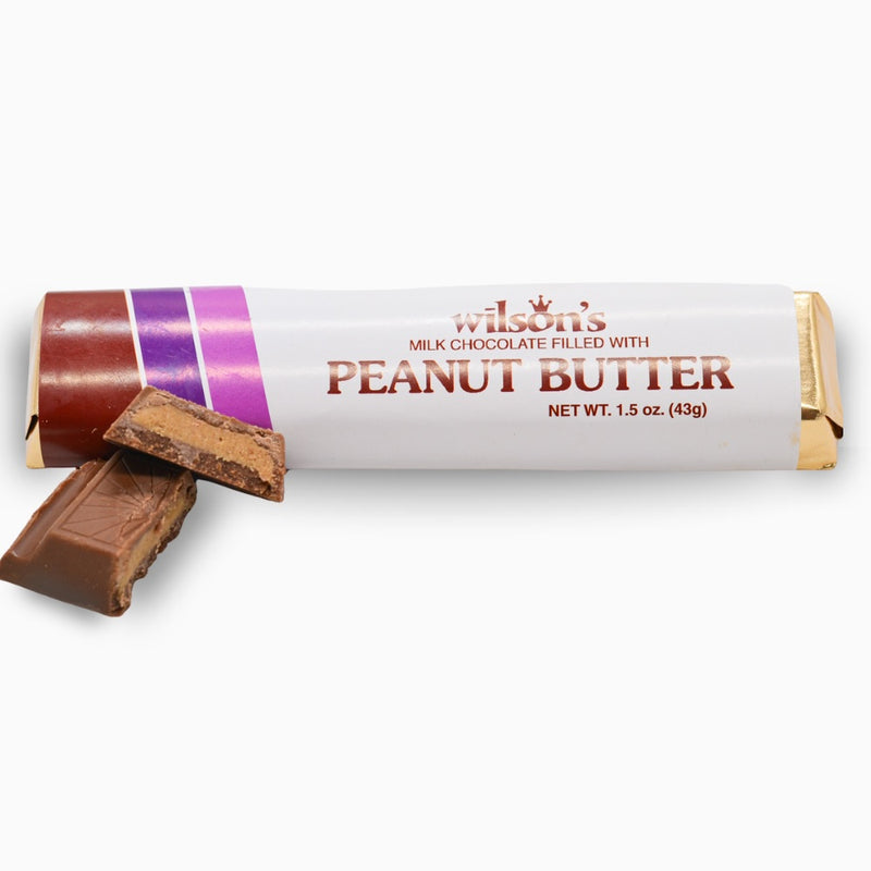 wilson candy flat candy bar with peanut butter