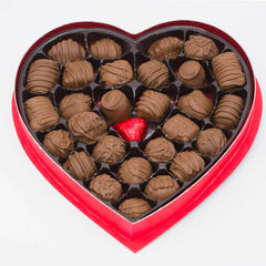 Valentine's 16oz. Milk Chocolate Variety Heart Box - Wilson Candy