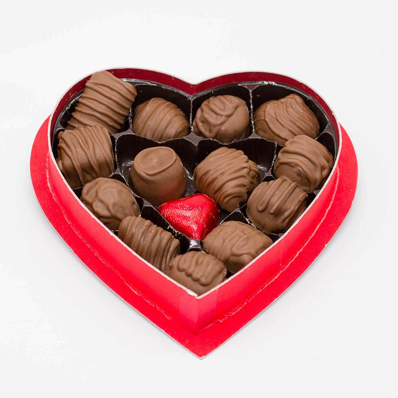 Valentine's 8oz. Milk Chocolate Variety Heart Box - Wilson Candy
