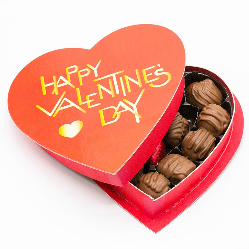 Valentine's 4oz. Milk Chocolate Variety Heart Box