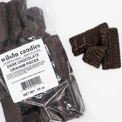 Dark Chocolate Covered Graham Cracker Pieces