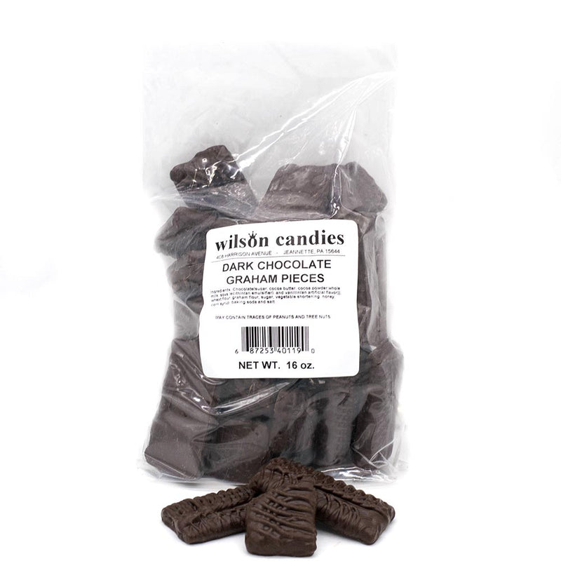 Dark Chocolate Covered Graham Cracker Pieces