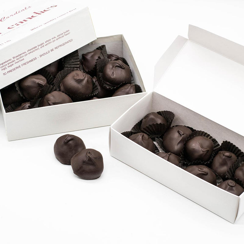 Wilson Candy Dark Chocolate Covered Strawberry Boxes