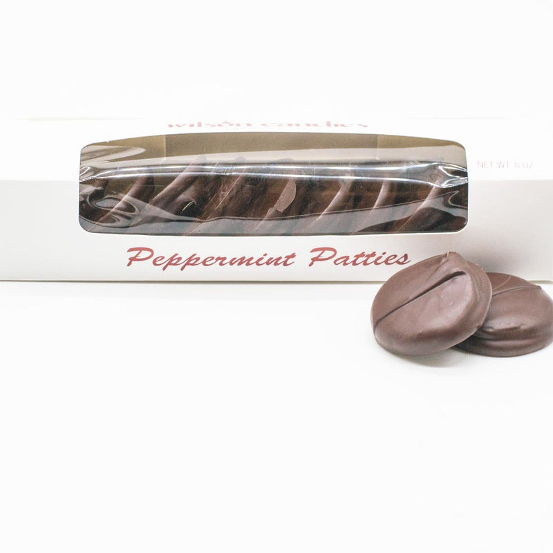 Wilson Candy Dark Chocolate Covered Peppermint Patties