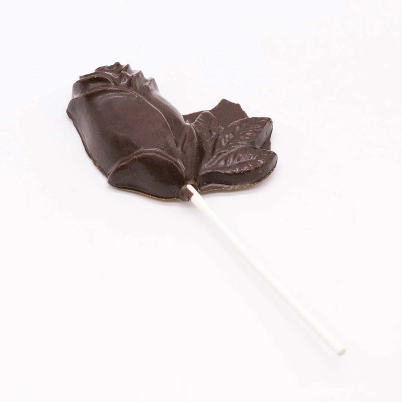 Dark Chocolate Rose Pop Wilson Candy