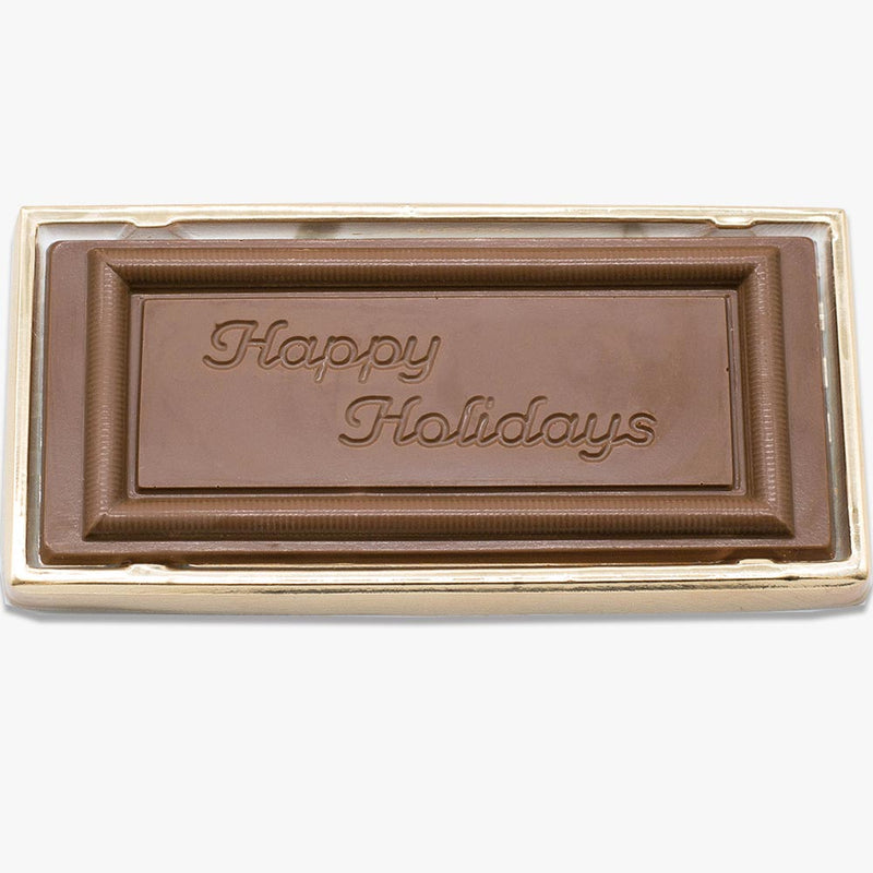Happy Holidays Solid Milk Chocolate Mold
