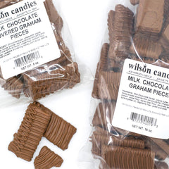 Wilson Candy Milk Chocolate Covered Graham Cracker Pieces
